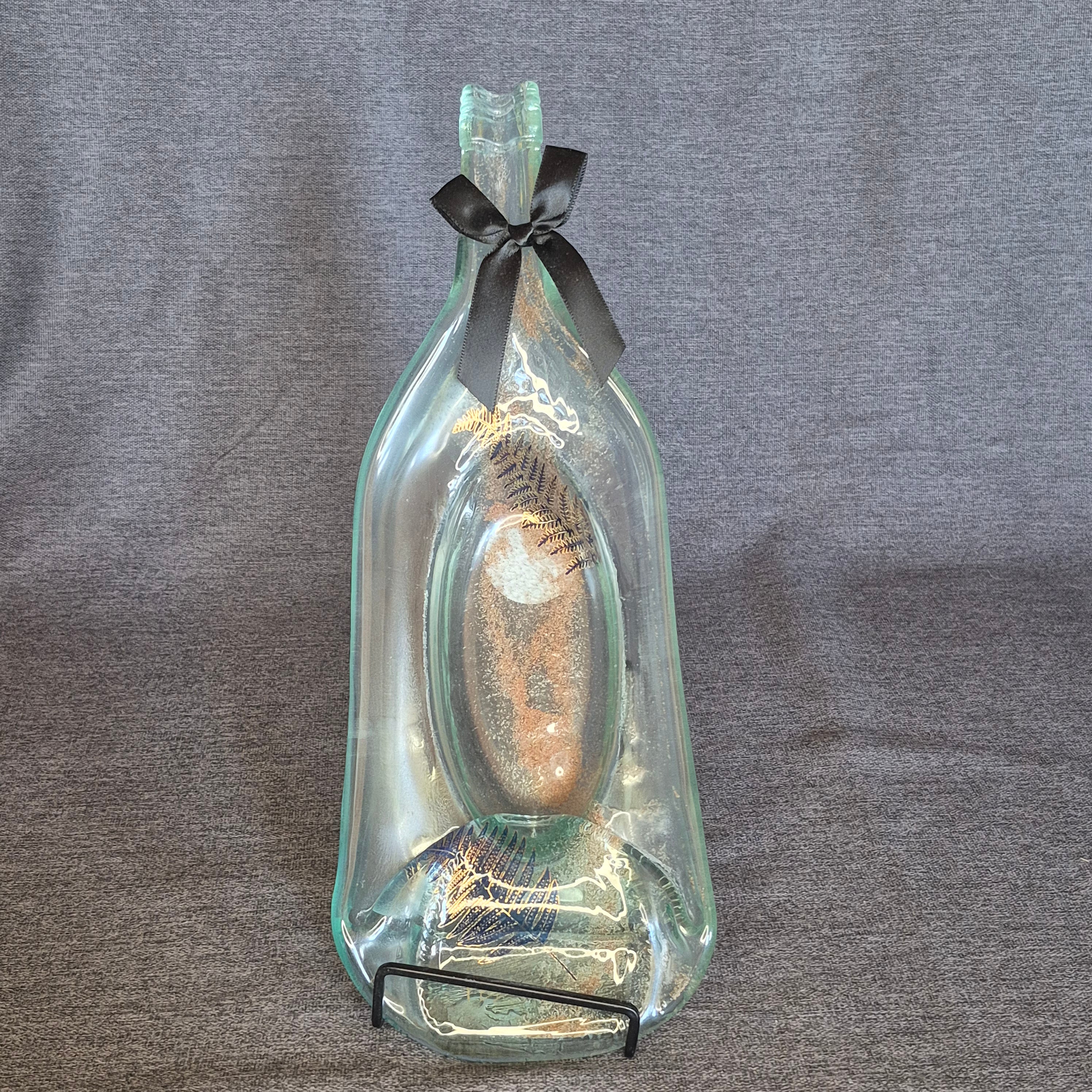 Flattened Bottle Serving Bowl