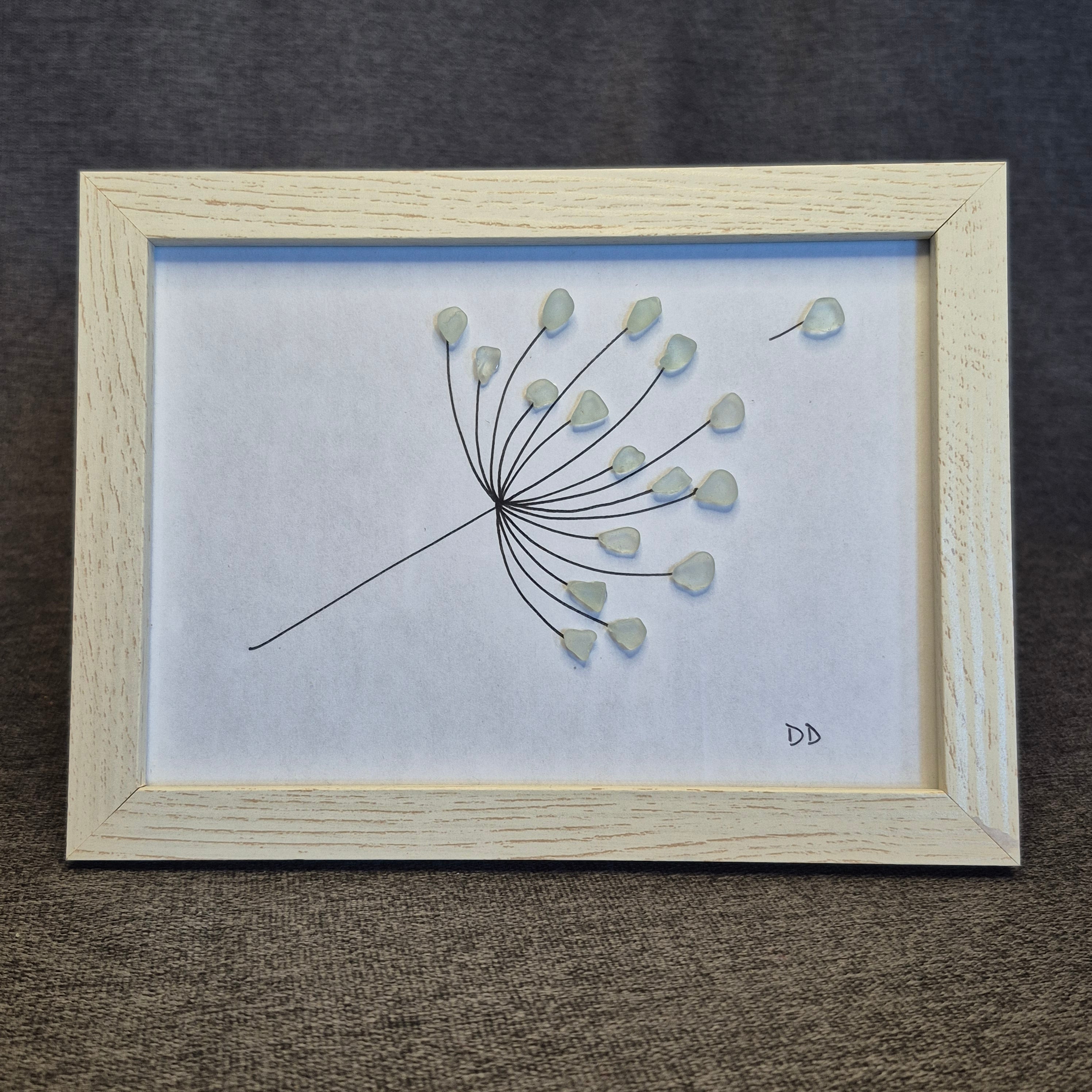 Sea Glass Artwork - Flowers