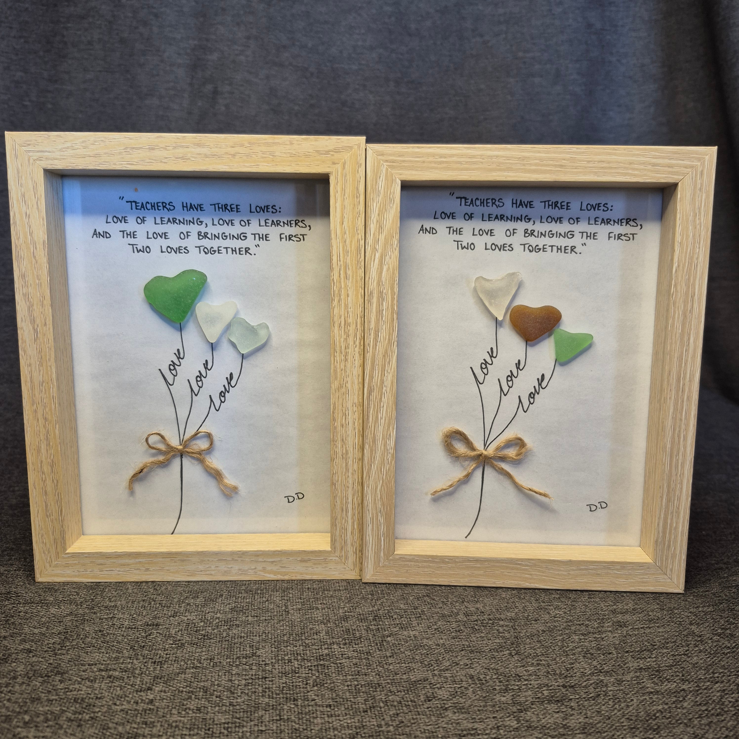 Sea Glass Artwork - Teacher