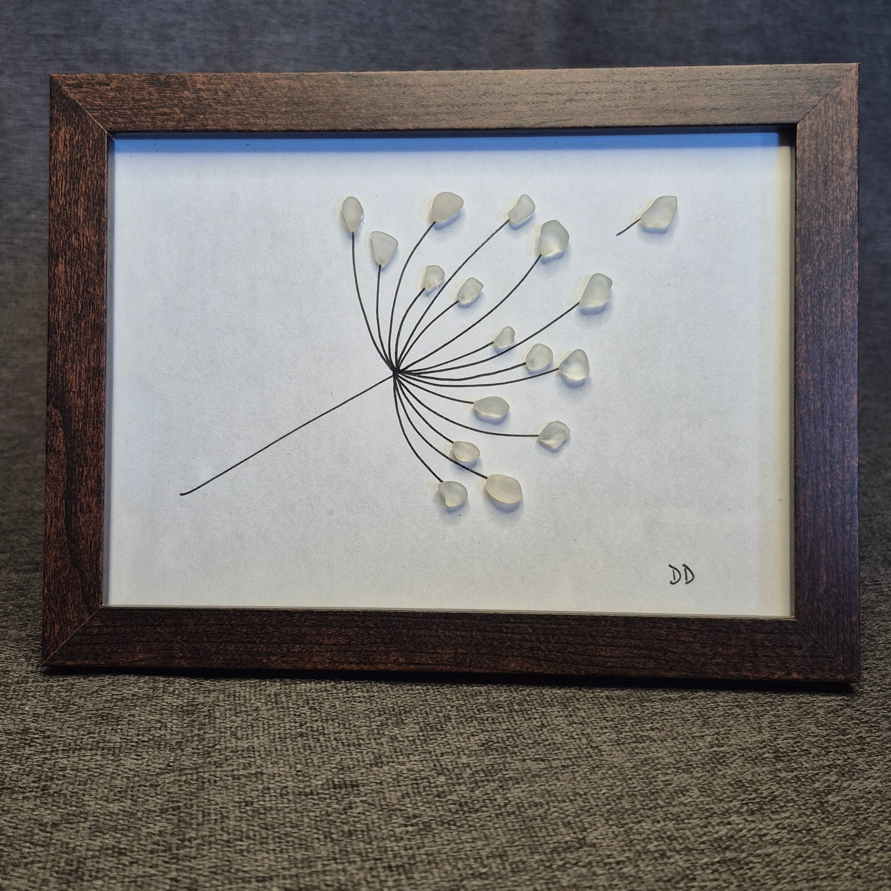 Sea Glass Artwork - Flowers