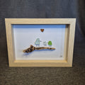 Sea Glass Artwork - Birds on a Branch