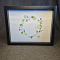 Sea Glass Artwork - Floral Circle