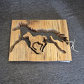 Mare & Foal Scrolled Piece
