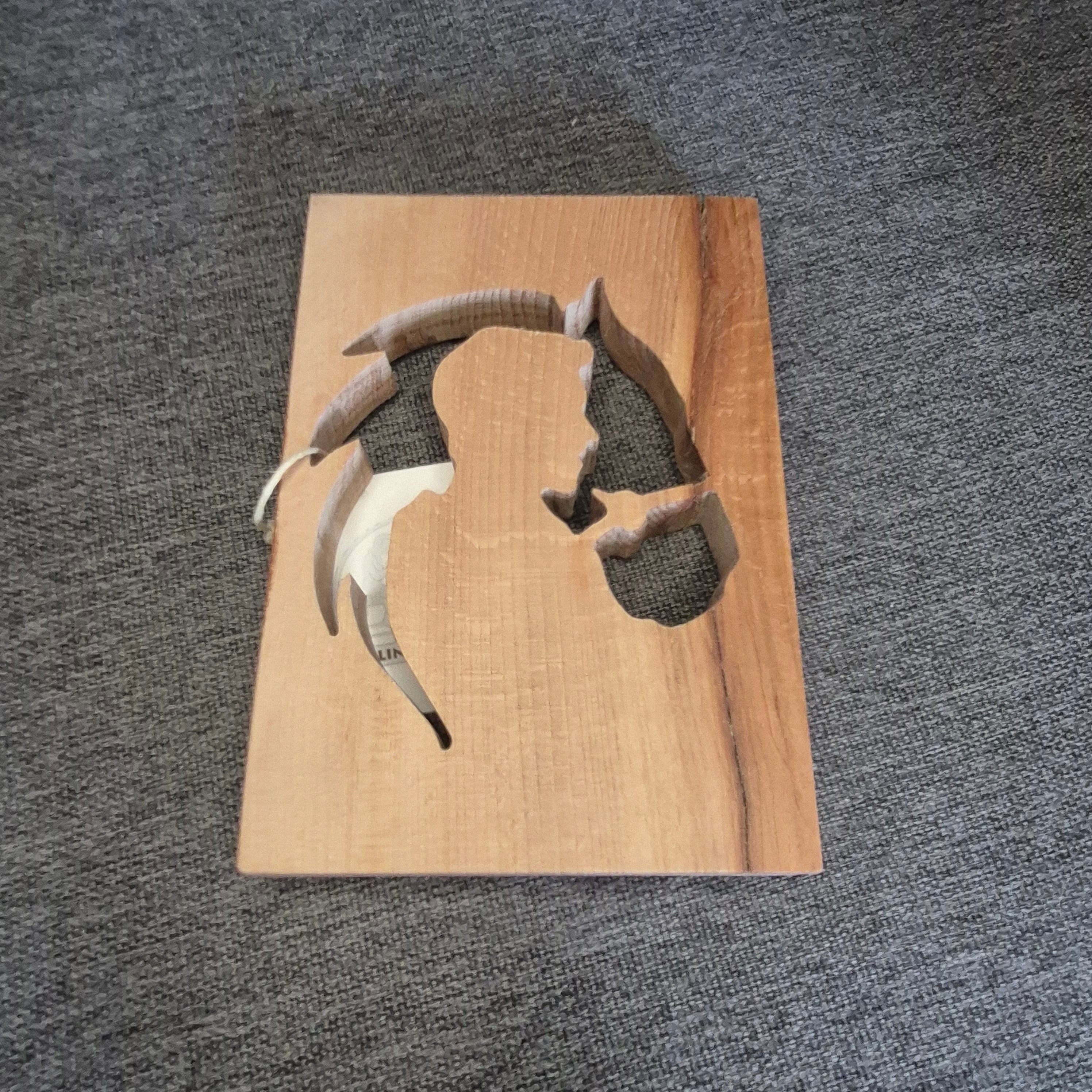 Horse & Rider Scrolled Piece (Male)