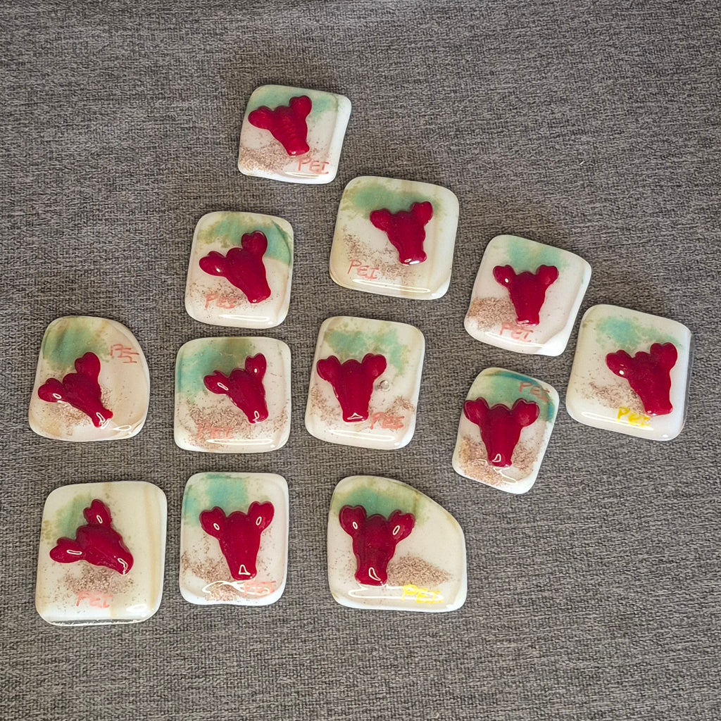 PEI Lobster Magnet - Fused Glass