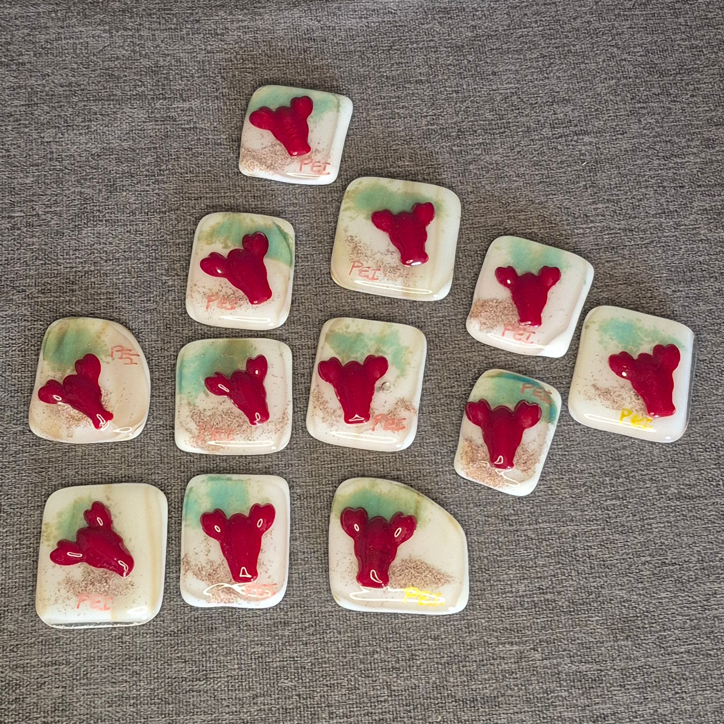 PEI Lobster Magnet - Fused Glass