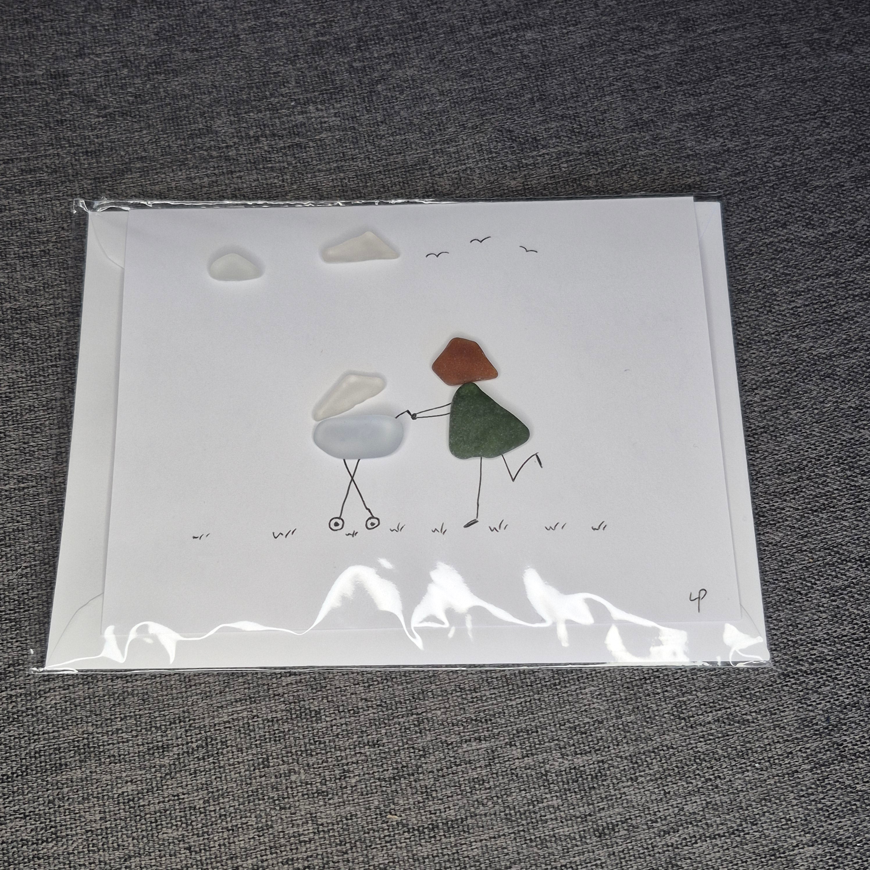 Sea Glass Greeting Cards