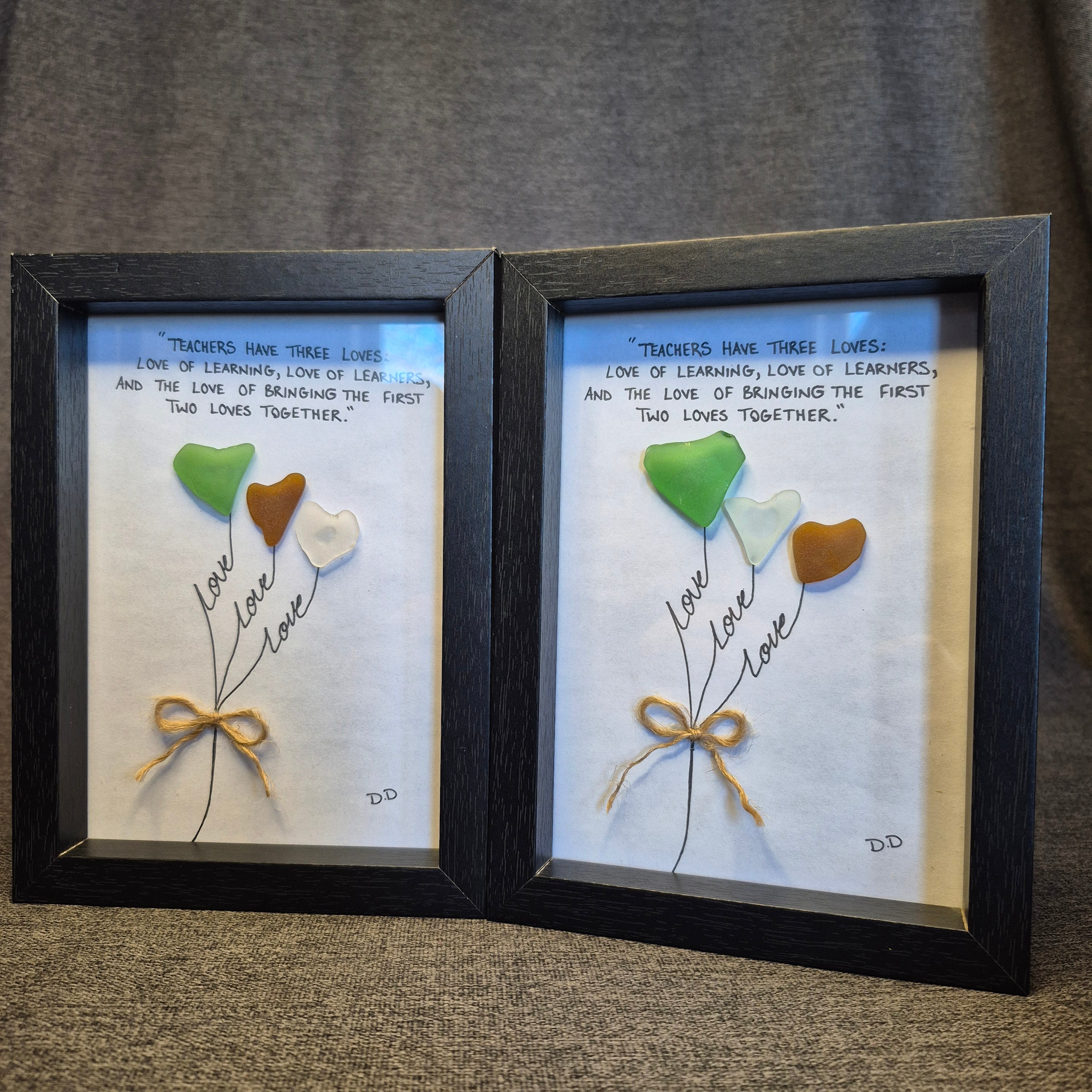 Sea Glass Artwork - Teacher