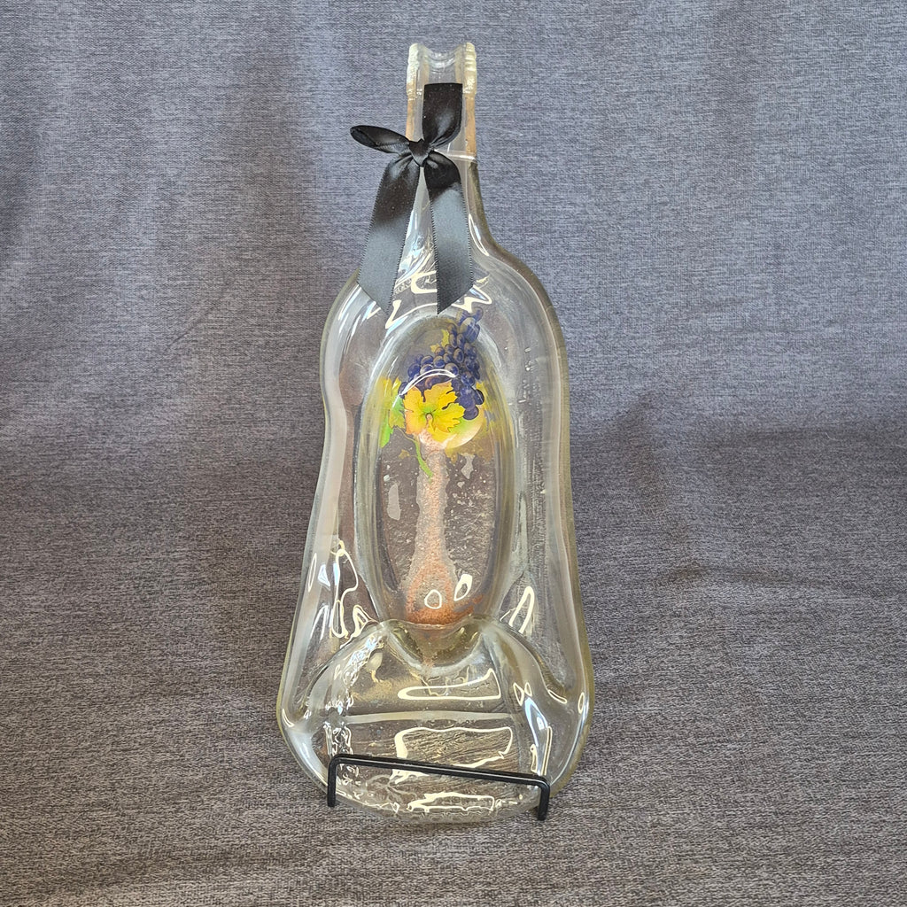 Flattened Bottle Serving Bowl