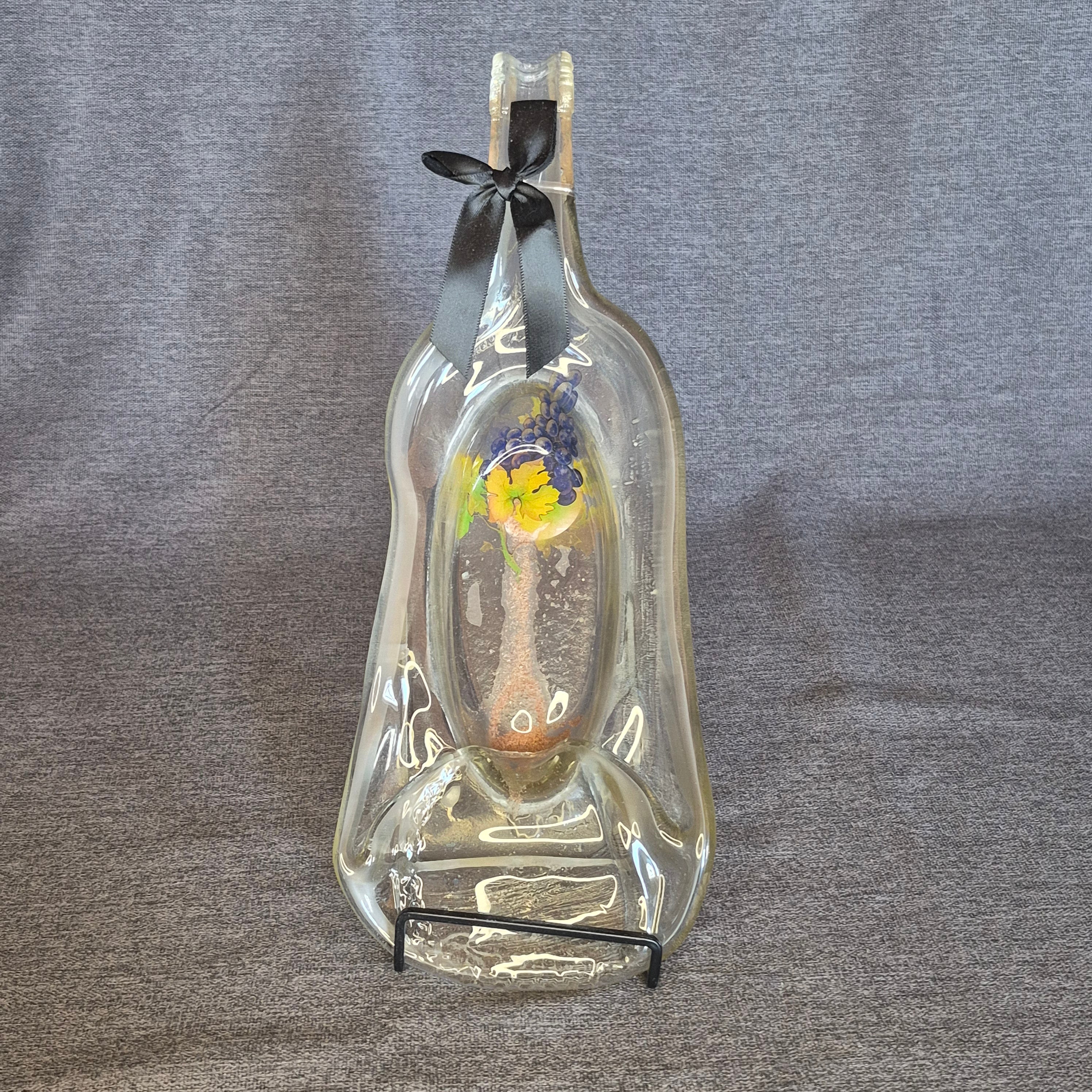 Flattened Bottle Serving Bowl