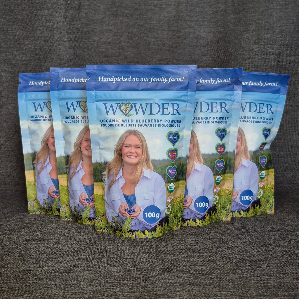 Wowder Organic Wild Blueberry Powder