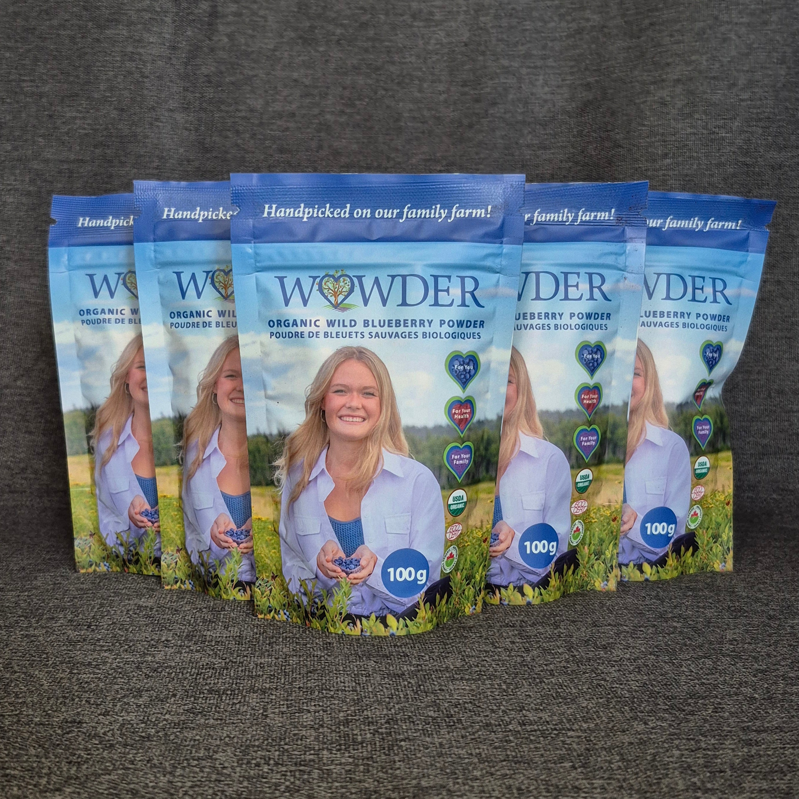 Wowder Organic Wild Blueberry Powder