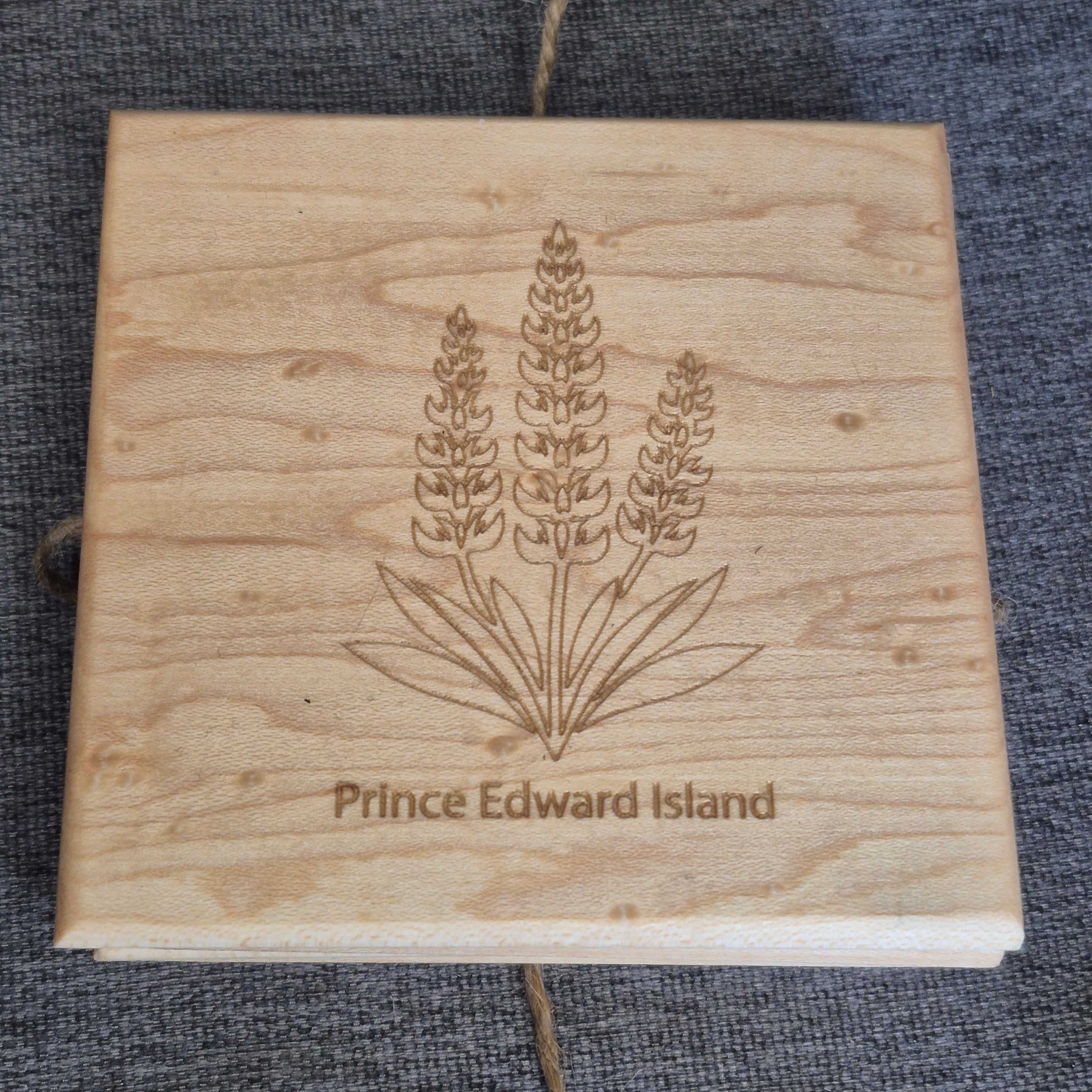 Wood Engraved Coaster Set (set of 4)