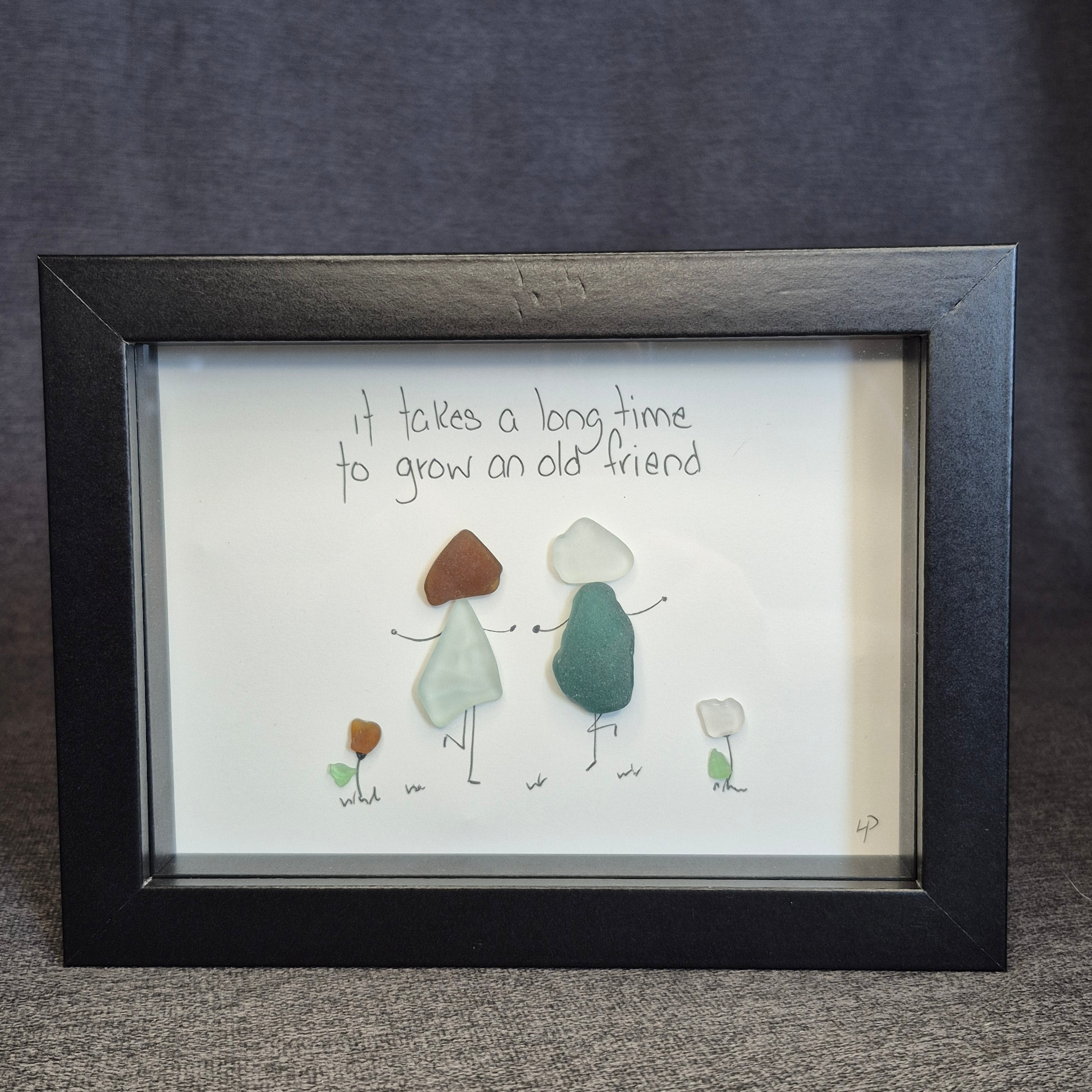 Sea Glass Artwork - Old Friend