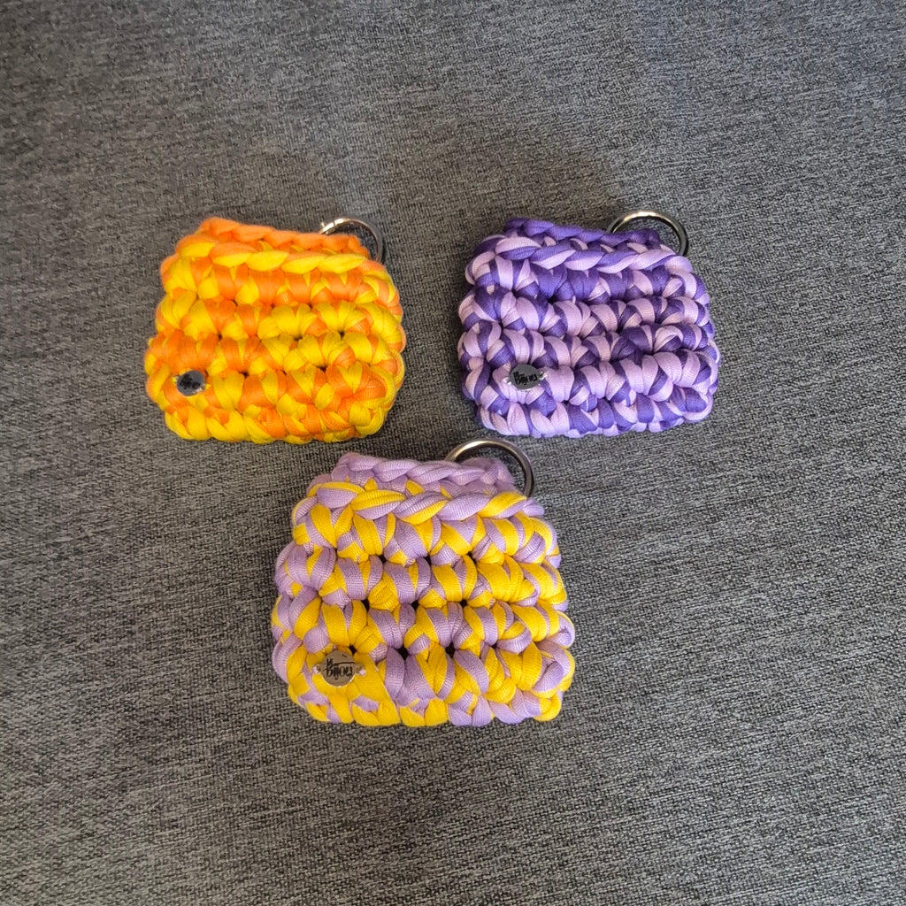 Eco-friendly Crocheted Ear Bud Case
