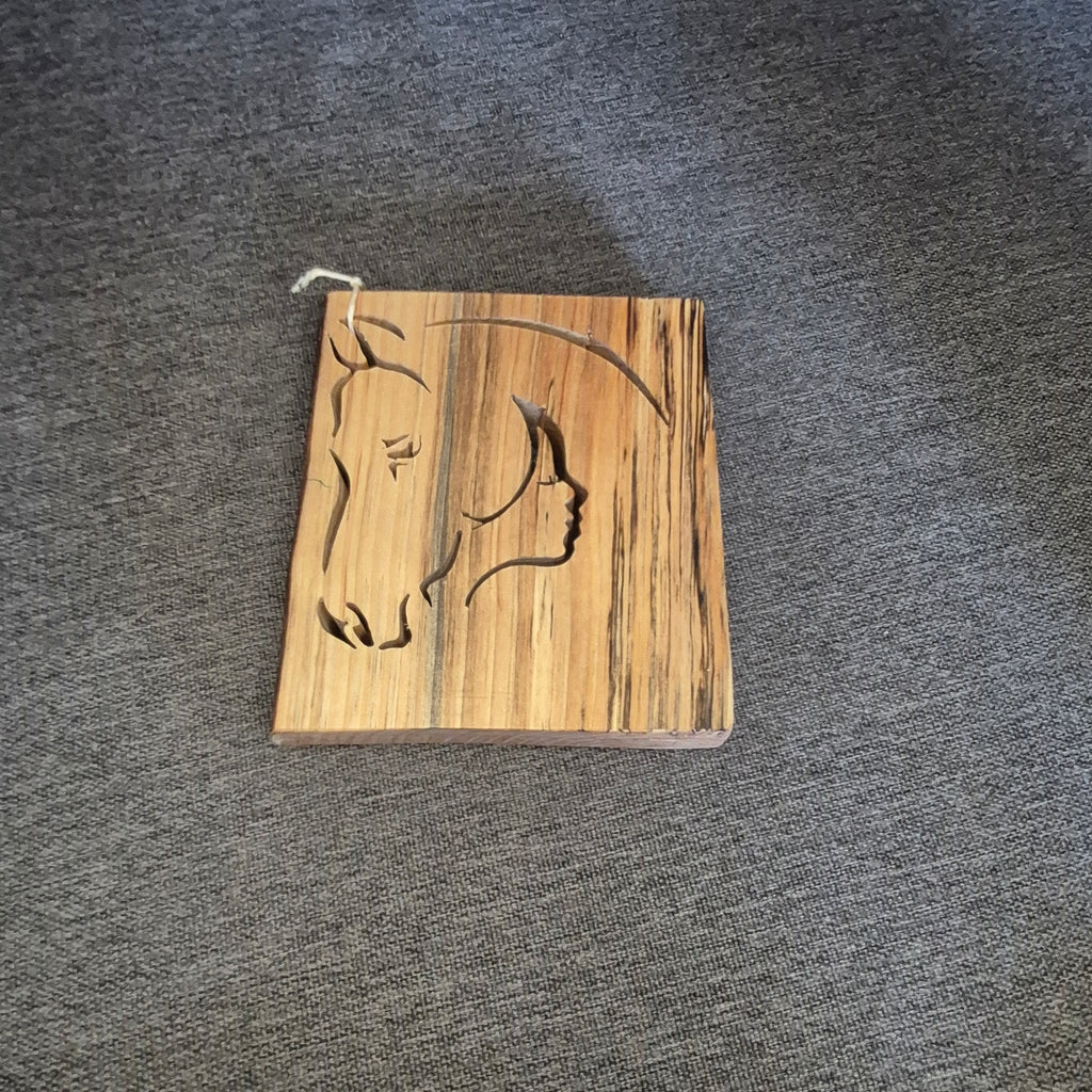 Horse & Rider Scrolled Piece (Female)