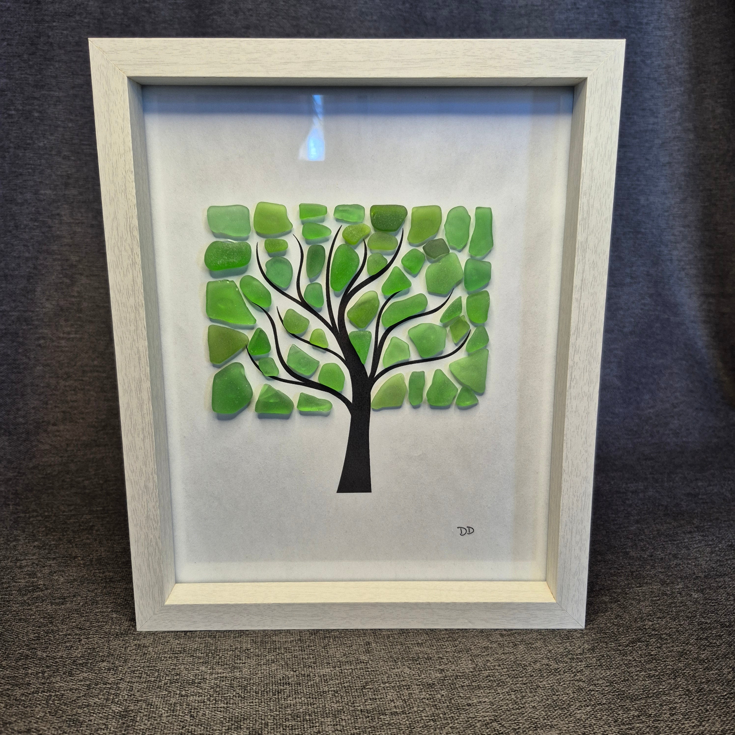 Sea Glass Artwork - Trees