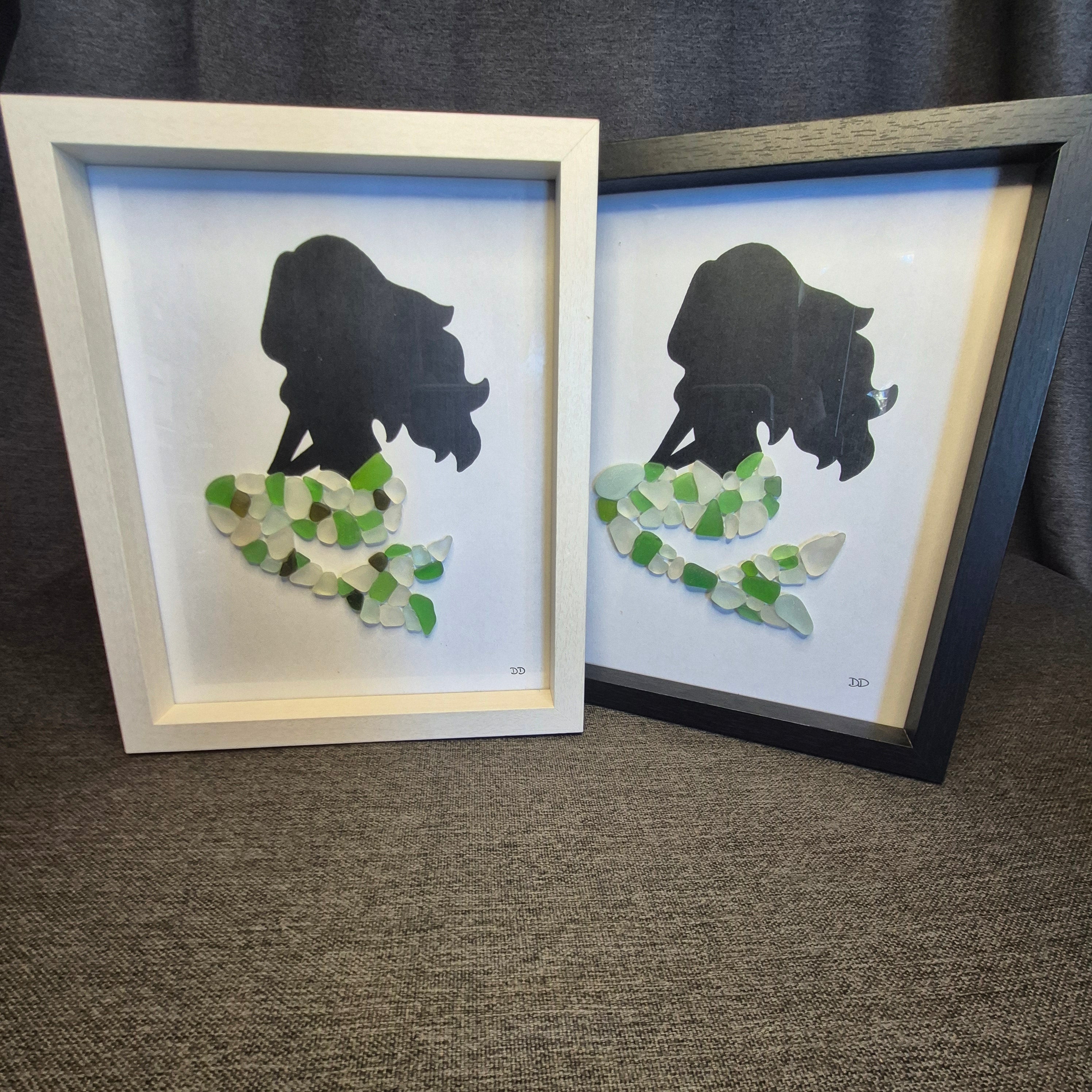 Sea Glass Artwork - Mermaid