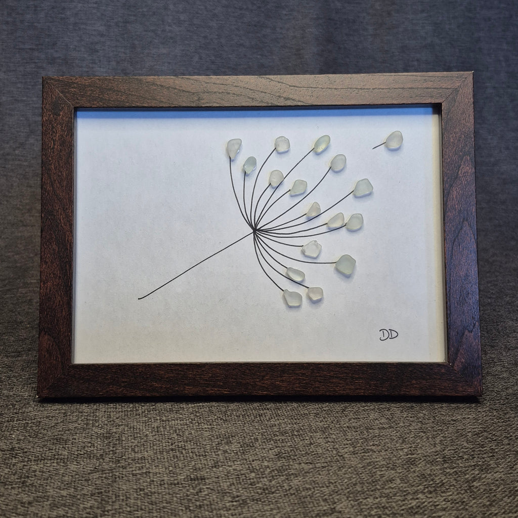 Sea Glass Artwork - Flowers