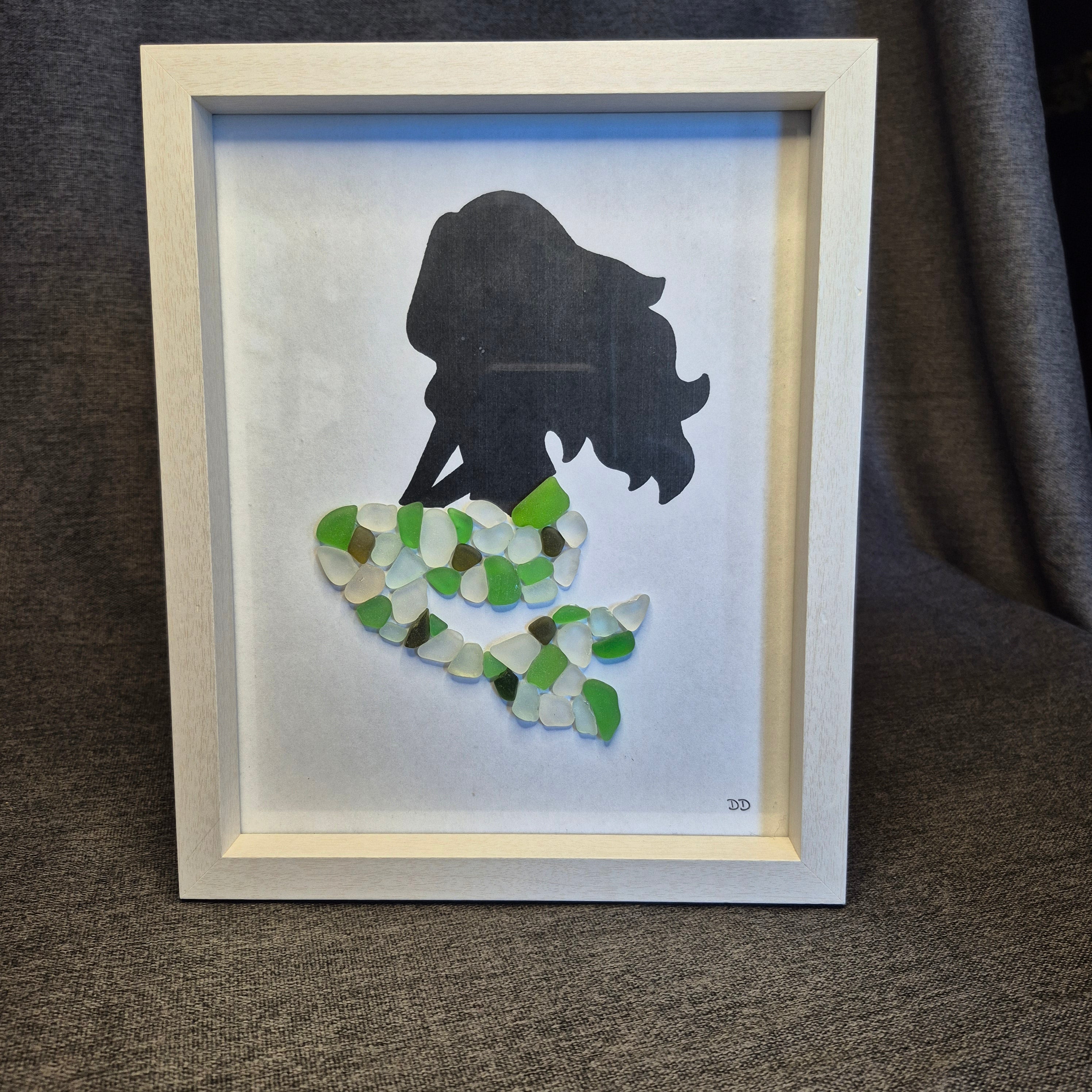 Sea Glass Artwork - Mermaid