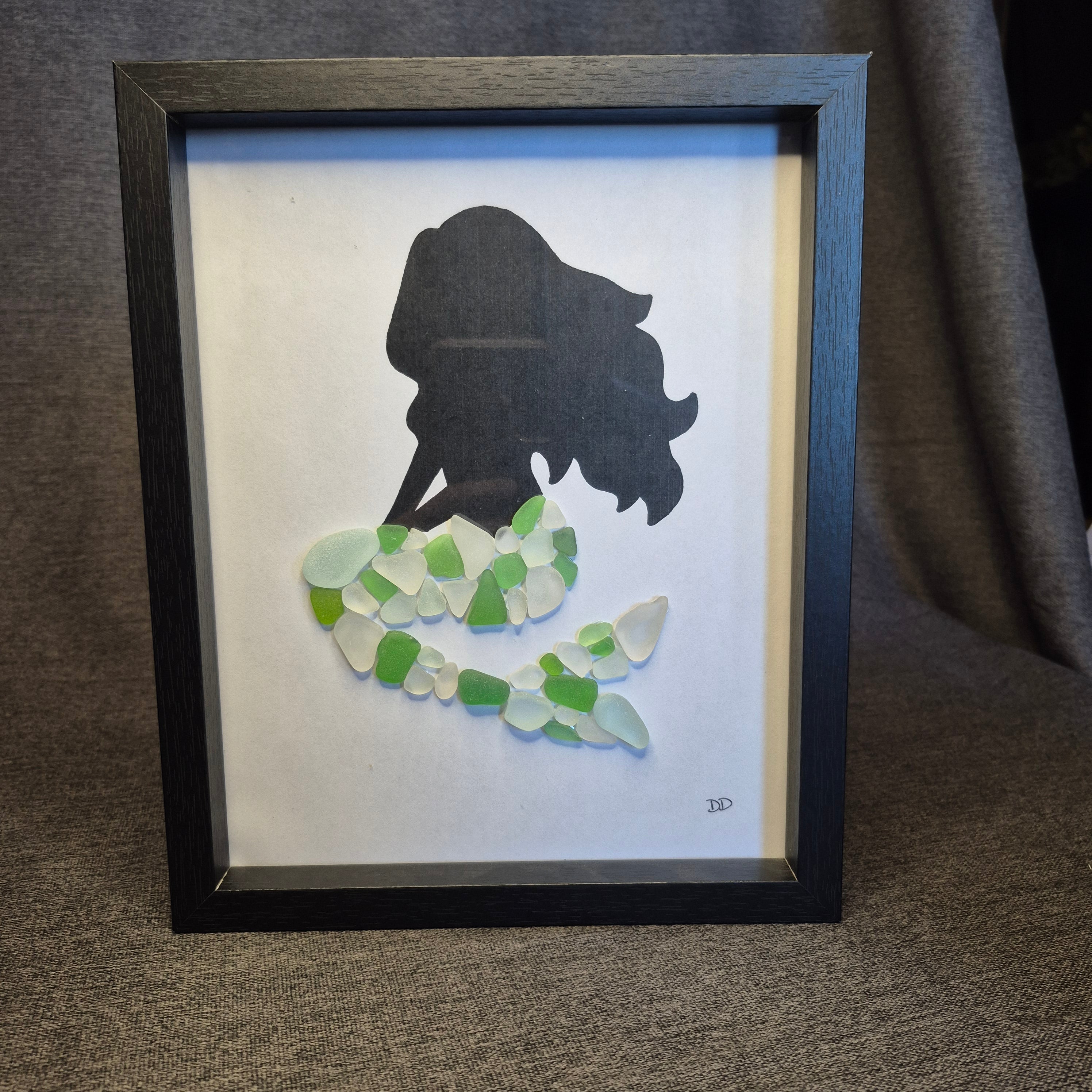 Sea Glass Artwork - Mermaid