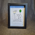 Sea Glass Art - Goodbye