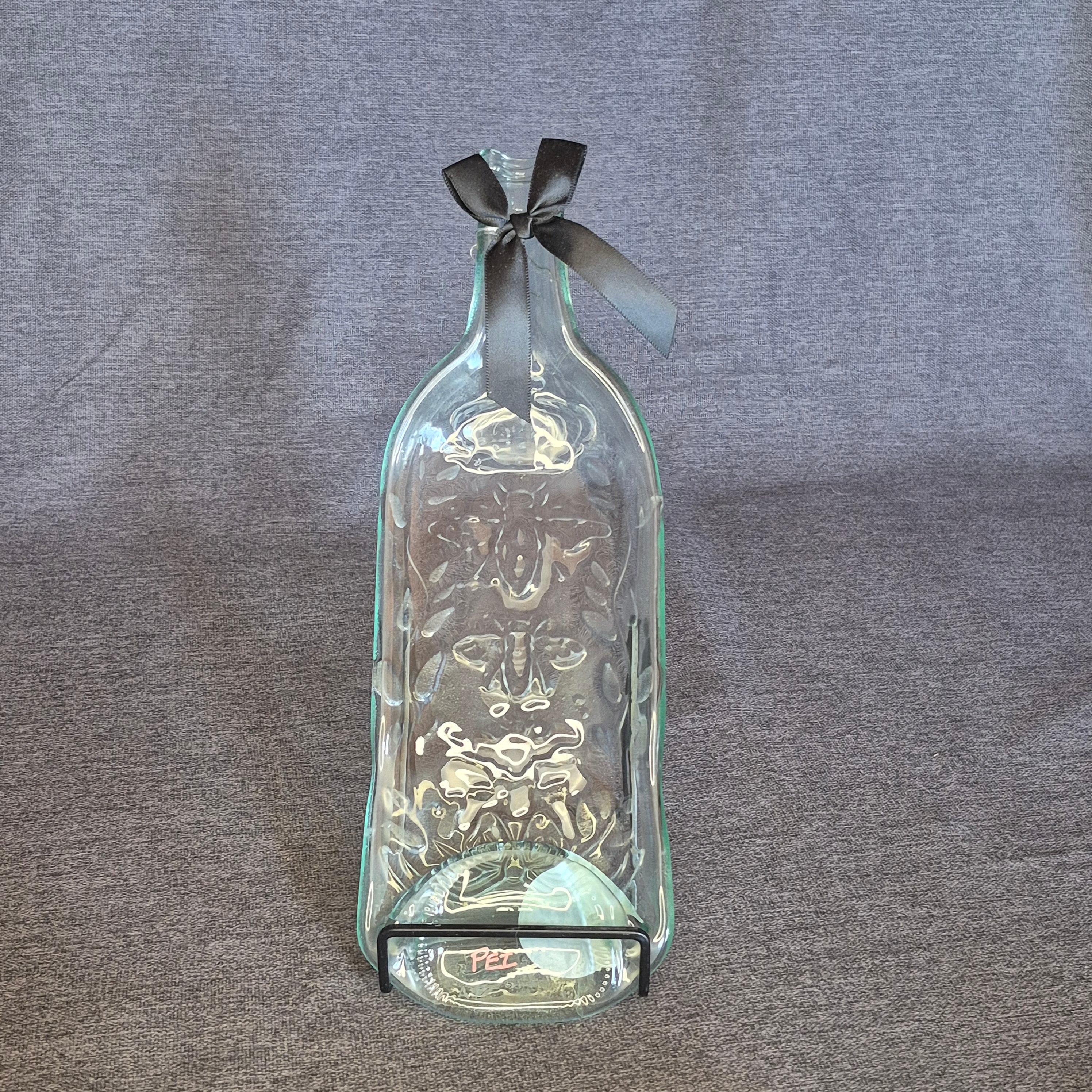Flattened Bottle Appetizer Plate - Bees
