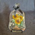 Flattened Bottle Appetizer Plate - Sunflower