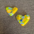 Heart Pocket Hug - Fused Glass